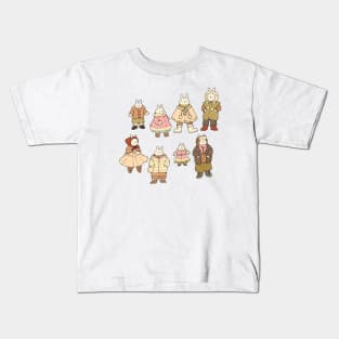 Winter bunnies Kids T-Shirt